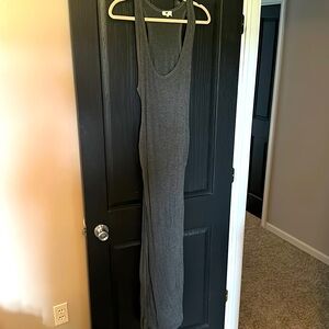 One Clothing Brand cinched sides cotton maxi dress